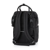 Rucsac pentru mamici, Petite&Mars, Cu 11 compartimente, Cu buzunare termice, Saltea de infasat inclusa, 30 x 42 x 15 cm, Jack, Black