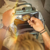 Rucsac pentru mamici, Petite&Mars, Cu 11 compartimente, Cu buzunare termice, Saltea de infasat inclusa, 30 x 42 x 15 cm, Jack, Black