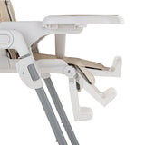 Scaun de masa, Petite&Mars, Gusto, Spatar reglabil in 3 trepte, Suport de picioare ajustabil, Cu husa impermeabila, 6- 36 luni, Conform cu standardele europene de securitate EN14988:2017 +A1:2020, Sugar Pink