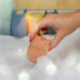 Set 4 jucarii de baie, Petite&Mars, Amigos, Din silicon, Fara BPA, 6 luni+, Multicolor