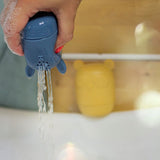 Set 4 jucarii de baie, Petite&Mars, Amigos, Din silicon, Fara BPA, 6 luni+, Multicolor