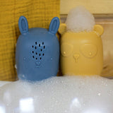 Set 4 jucarii de baie, Petite&Mars, Amigos, Din silicon, Fara BPA, 6 luni+, Multicolor