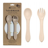 Set tacamuri, Petite&Mars, Take&Match, Din silicon, Fara BPA 6 luni+, Bej