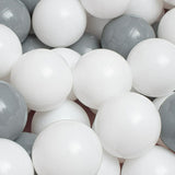 Piscina uscata, New Baby, Cu 150 de bile (Alb, gri), Din tesatura fina cu certificare Oeko-Tex Standard 100, Dimensiune 83 x 83 x 30 cm, Pink