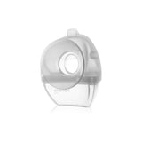 Pompa de san si colector de lapte, Lionelo, Milky 2 in 1, Volum 60 ml, Forma anatomica, Compataibila cu utilizarea cu sutien, Fara bisfenol A, Portabila, Alb