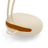 Port suzeta, New Baby, Cu lant, Protejeaza de murdarie, Silicon, Fara BPA, 0 luni+, Beige