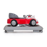 Premergator, Feedo, Pliabil, Cu panou de joaca inclus, Cu inaltime reglabila in 3 pozitii, Cu sistem de franare, Dezvolta abilitatile motorii si senzoriale, Greutate maxima suportata 12 kg, 6 luni+, Red