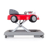 Premergator, Feedo, Pliabil, Cu panou de joaca inclus, Cu inaltime reglabila in 3 pozitii, Cu sistem de franare, Dezvolta abilitatile motorii si senzoriale, Greutate maxima suportata 12 kg, 6 luni+, Red