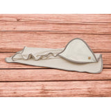 Prosop cu gluga, Qmini, Dimensiune 80x80cm, Din bambus si bumbac interlock, Din materiale certificate Oeko Tex Standard 100, Beige