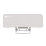 Protectie laterala pat, Lionelo, Lora, Pliabila, Sistem de blocare StandSafe, Geanta de transport inclusa, 105 x 45 cm, Bej