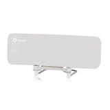 Protectie laterala pat, Lionelo, Lora, Pliabila, Sistem de blocare StandSafe, Geanta de transport inclusa, 105 x 45 cm, Bej