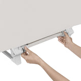 Protectie laterala pat, Lionelo, Lora, Pliabila, Sistem de blocare StandSafe, Geanta de transport inclusa, 105 x 45 cm, Bej