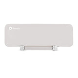 Protectie laterala pat, Lionelo, Lora, Pliabila, Sistem de blocare StandSafe, Geanta de transport inclusa, 105 x 45 cm, Bej
