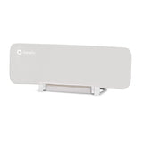 Protectie laterala pat, Lionelo, Lora, Pliabila, Sistem de blocare StandSafe, Geanta de transport inclusa, 105 x 45 cm, Bej