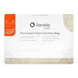 Pungi sterilizare microunde, Lionelo, Thermbag, Fara BPA, Sterilizare in 90 de sec., Elimina 99,9% dintre bacterii, Reutilizabile, 21x29 cm, 16 buc.