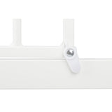 Poarta siguranta, Qmini, Thor, 74 - 109.4 cm, Inchidere automata, Sistem dublu de blocare, Otel, Garantie 5 ani, ASTM1004 si EN1930-2011, Alb