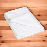 Protectie impermeabila, Qmini, Pentru patuturi 120x60 cm, Alb