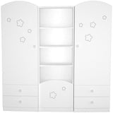 Raft corp Hubners Matei alb cu stelute