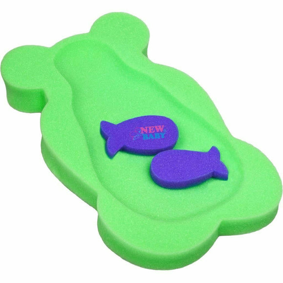 Reductor cadita, New Baby, Din burete, Pentru baie, Lungime 58 cm, Maxi Green