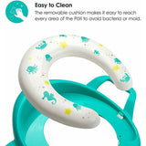 Reductor toaleta, BBluv, Poti, Cu perna confortabila si detasabila, Fara BPA, Pink