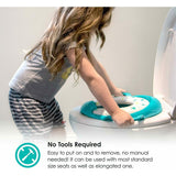 Reductor toaleta, BBluv, Poti, Cu perna confortabila si detasabila, Fara BPA, Pink