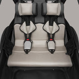 Carucior si remorca de bicicleta, Lionelo, Cama, Multifunctional, Pentru 1 sau 2 copii, Cu sistem de absorbtie a socurilor SIQ, Geamuri cu protectie solara, Negru