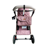 Carucior 2 in 1 Belecoo XID, cu inchidere compacta, 0-36 luni, reversibil ROZ