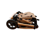 Carucior 2 in 1 Belecoo XID, cu inchidere compacta, 0-36 luni, reversibil BEJ