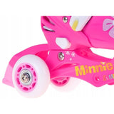 Role evolutive, Stamp, Disney, De la incepator la avansat, Cu 3 roti, Ajustabile, Inchidere prin velcro, Cu frana, Marime 27-30, Minnie Mouse