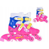 Role evolutive, Stamp, Disney, De la incepator la avansat, Cu 3 roti, Ajustabile, Inchidere prin velcro, Cu frana, Marime 27-30, Minnie Mouse