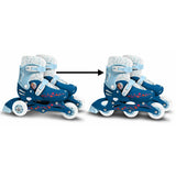 Role, Stamp, Disney, De la incepator la avansat, Cu 3 roti, Ajustabile, Inchidere prin velcro, Cu frana, Marime 27-30, Frozen