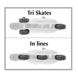 Role, Stamp, Disney, De la incepator la avansat, Cu 3 roti, Ajustabile, Inchidere prin velcro, Cu frana, Marime 27-30, Princess