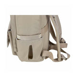 Rucsac pentru mamici, FreeON, Style, Impermeabil, Cu multiple buzunare, Bine compartimentat, Cu prindere universala de carucior, 28x28x12 cm, Grey/Beige