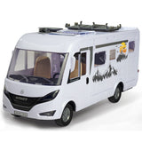 Rulota Dickie Toys Camper Hymer Camping Van Class B cu figurina si accesorii
