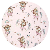 Sac de dormit, MimiNu, Pentru bebelusi, De iarna, Din bumbac certificat Oeko Tex Standard 100, Cu fermoar, 70 cm, 0 - 6 luni, 2.5 Tog, Little Ballerina Pink