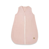 Sac de dormit, Qmini, Cu fermoar, Pentru bebelusi, De iarna, Din muselina dubla, 70 cm, Material certificat Oeko Tex Standard 100, Powder Pink