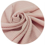 Sac de dormit, Qmini, Cu fermoar, Pentru bebelusi, De iarna, Din muselina dubla, 70 cm, Material certificat Oeko Tex Standard 100, Powder Pink