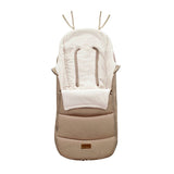 Sac de iarna, Jane, Dart, Pentru carucior, Universal, 13 x 45 x 93 cm, Material exterior hidrofug, Coal