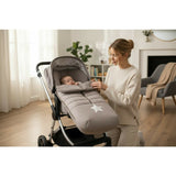 Sac de iarna, Jane, Nest, Pentru carucior, Universal, 95 x 46 cm, Material interior din fleece, Horizons