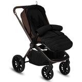 Sac de iarna, Lionelo, Oli, Pentru carucior, landou sau scaun auto, 101x45 cm, Impermeabil, Rezistent pana la -20 grade, Extensibil, Negru