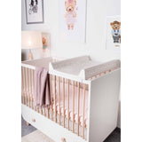 Saltea de infasat, Ceba Baby, Basic, 50x70 cm, Atasabila la patut, Fara BPA, 0 luni+, Spots