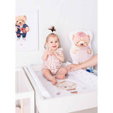 Saltea de infasat, Ceba Baby, Cu Intaritura, Pentru comode, masute de infasat si patuturi, 50x70 cm, Fara BPA, Certificata Oeko-Tex Standard 100, 0 luni+, Basic Balloons