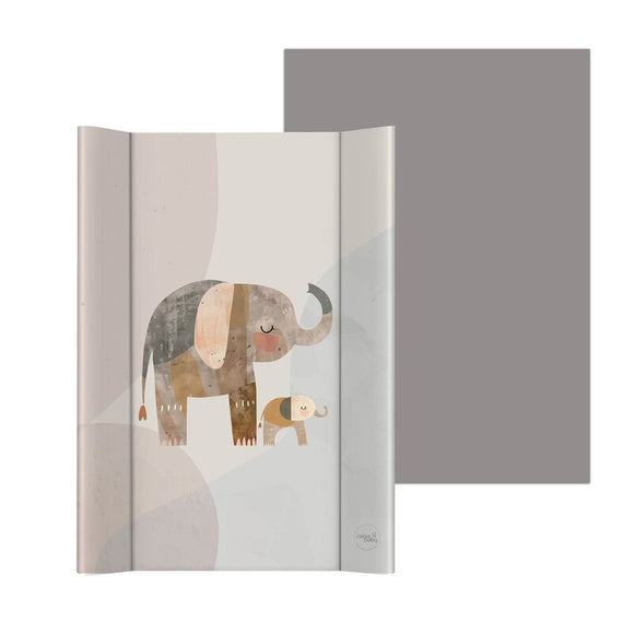 Saltea de infasat, Ceba Baby, Moale, Pentru comode si masute de infasat, 50x70 cm, Fara BPA, Certificata Oeko-Tex Standard 100, 0 luni+, Basic Elephant
