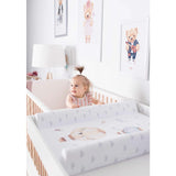 Saltea de infasat, Ceba Baby, Moale, Profilata, 50x70 cm, Pentru comode si masute de infasat, Fara BPA, Impermeabila, 0 luni+, Basic Clever Otter