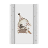 Saltea de infasat, Ceba Baby, Ultra Light, 50x70 cm, Atasabila la patut, Fara BPA, 0 luni+, Clown Bunny