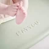 Saltea de infasat, Nattou, Softy, Moale, Utilizabil si fara husa, Design ergonomic, Spuma PU, 70x50x10 cm, Fara BPA, 0 luni+, Green