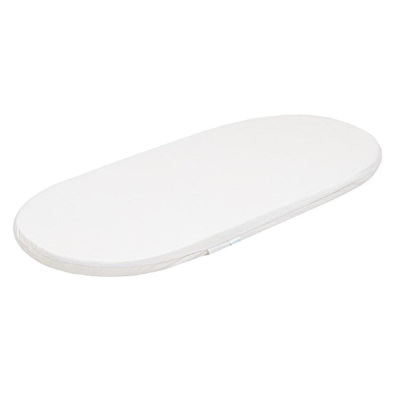 Saltea landou, New Baby, Standard, Husa detasabila si lavabila, Din spuma poliuretanica, 75x35x3.5 cm, 0 luni+, Alb