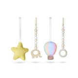 Centru de activitati, Lionelo, Anis Set, Cu arcada Montessori, Din lemn de pin, Jucarii plus, 4 jucarii suspendate, Stimuleaza simturile, Pliere rapida, Salteluta moale antiderapanta, 0+ luni, Multicolor