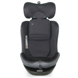 Scaun auto, Be Cool, Easy I-Size, Rotire 360 grade, 40 - 150 cm, 0 - 36 kg, Cu Isofix si Centura Top Tether, Conform cu standardul european de securitate ECE R129, Antracita