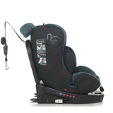 Scaun auto, Be Cool, Easy I-Size, Rotire 360 grade, 40 - 150 cm, 0 - 36 kg, Cu Isofix si Centura Top Tether, Conform cu standardul european de securitate ECE R129, Antracita